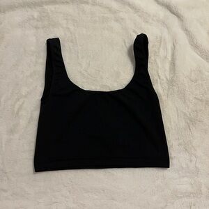 Free People Black Sleeveless Top